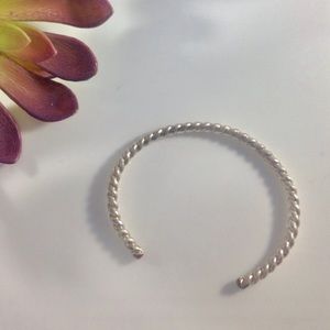 KatDJewelry Jewelry - Sterling Silver Rope Cuff Bracelet KatDJewelry Jewelry - Sterling Silver Rope Cuff Bracelet